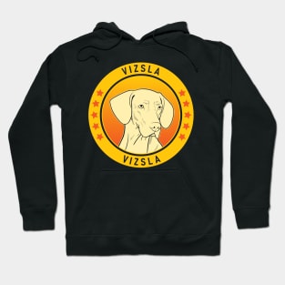 Vizsla Dog Portrait Hoodie